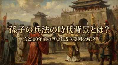 孫子の兵法の時代背景とは？約2500年前の歴史と成立要因を解説