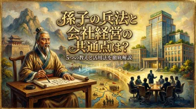 孫子の兵法と会社経営の共通点は？5つの教えと活用法を徹底解説