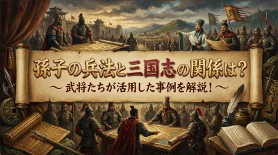 孫子の兵法と三国志の関係は？武将たちが活用した事例を解説！
