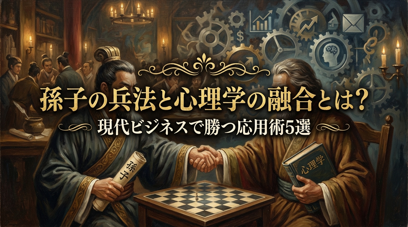 孫子の兵法と心理学の融合とは?現代ビジネスで勝つ応用術5選