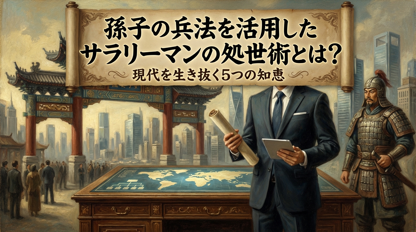 孫子の兵法を活用したサラリーマンの処世術とは？現代を生き抜く5つの知恵