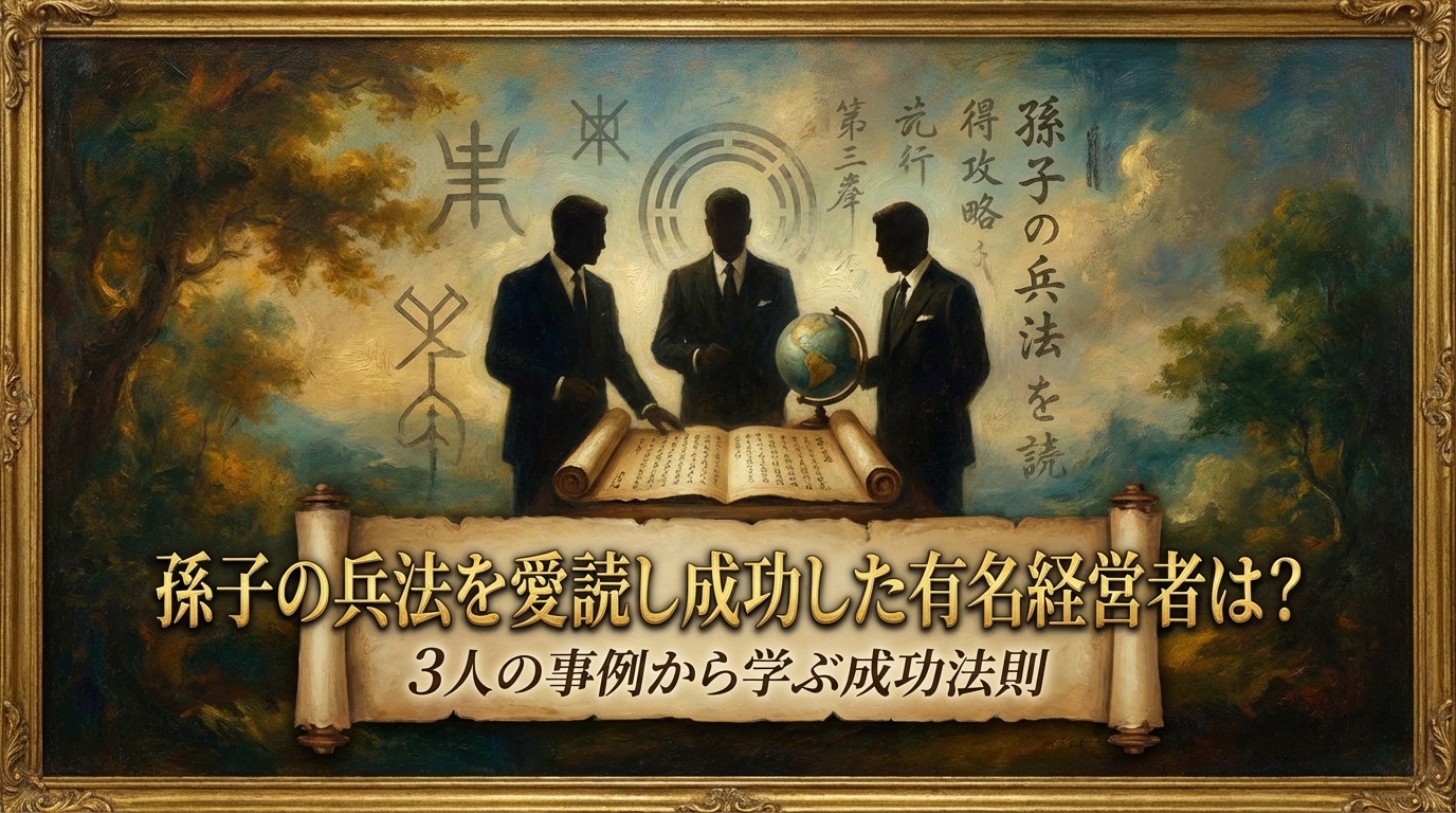 孫子の兵法を愛読し成功した有名経営者は？3人の事例から学ぶ成功法則