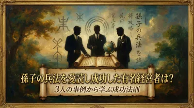 孫子の兵法を愛読し成功した有名経営者は？3人の事例から学ぶ成功法則