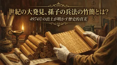 世紀の大発見、孫子の兵法の竹簡とは？4974片の出土が明かす歴史的真実