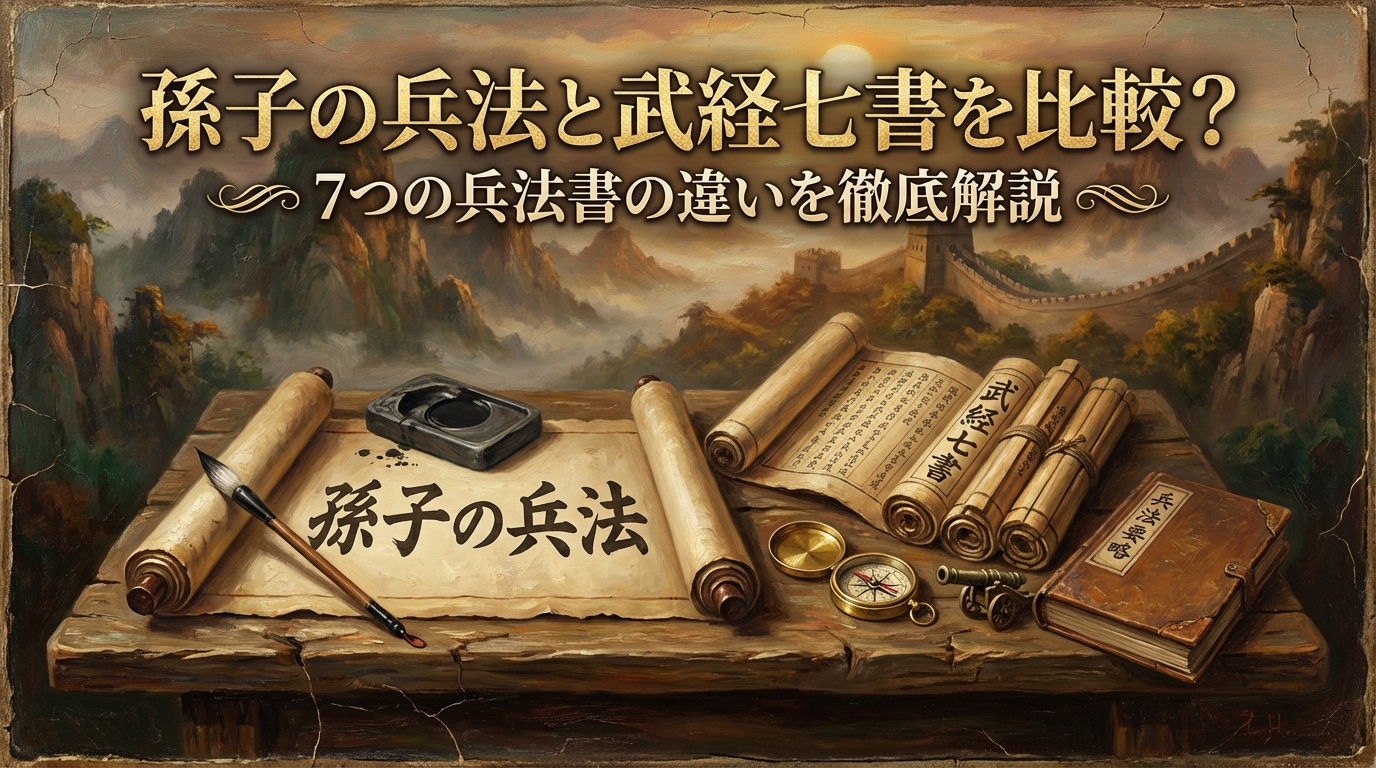 孫子の兵法と武経七書を比較？7つの兵法書の違いを徹底解説