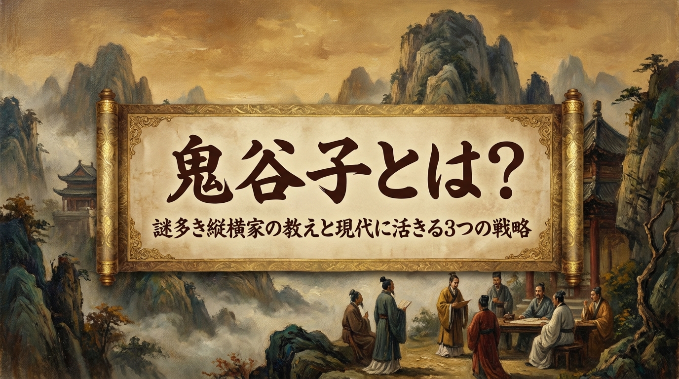 鬼谷子とは？謎多き縦横家の教えと現代に活きる3つの戦略