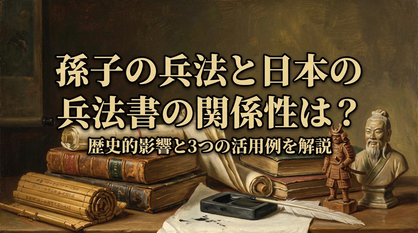 孫子の兵法と日本の兵法書の関係性は？歴史的影響と3つの活用例を解説