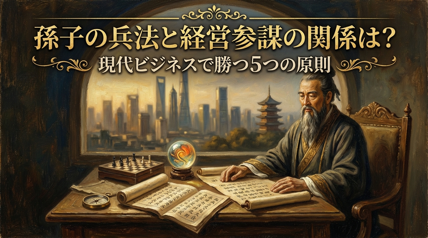 孫子の兵法と経営参謀の関係は？現代ビジネスで勝つ5つの原則