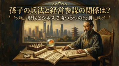 孫子の兵法と経営参謀の関係は？現代ビジネスで勝つ5つの原則