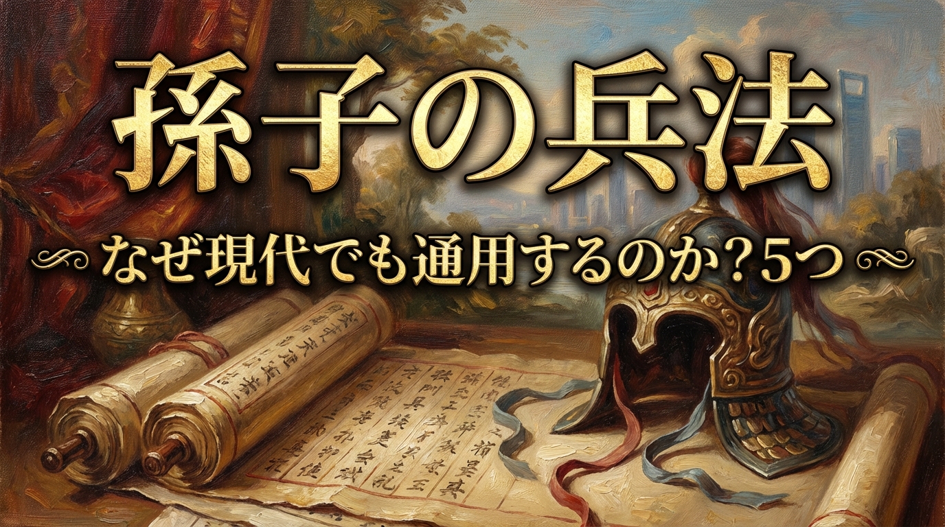 孫子の兵法がなぜ現代でも通用するのか?5つの理由や活用事例などを徹底解説
