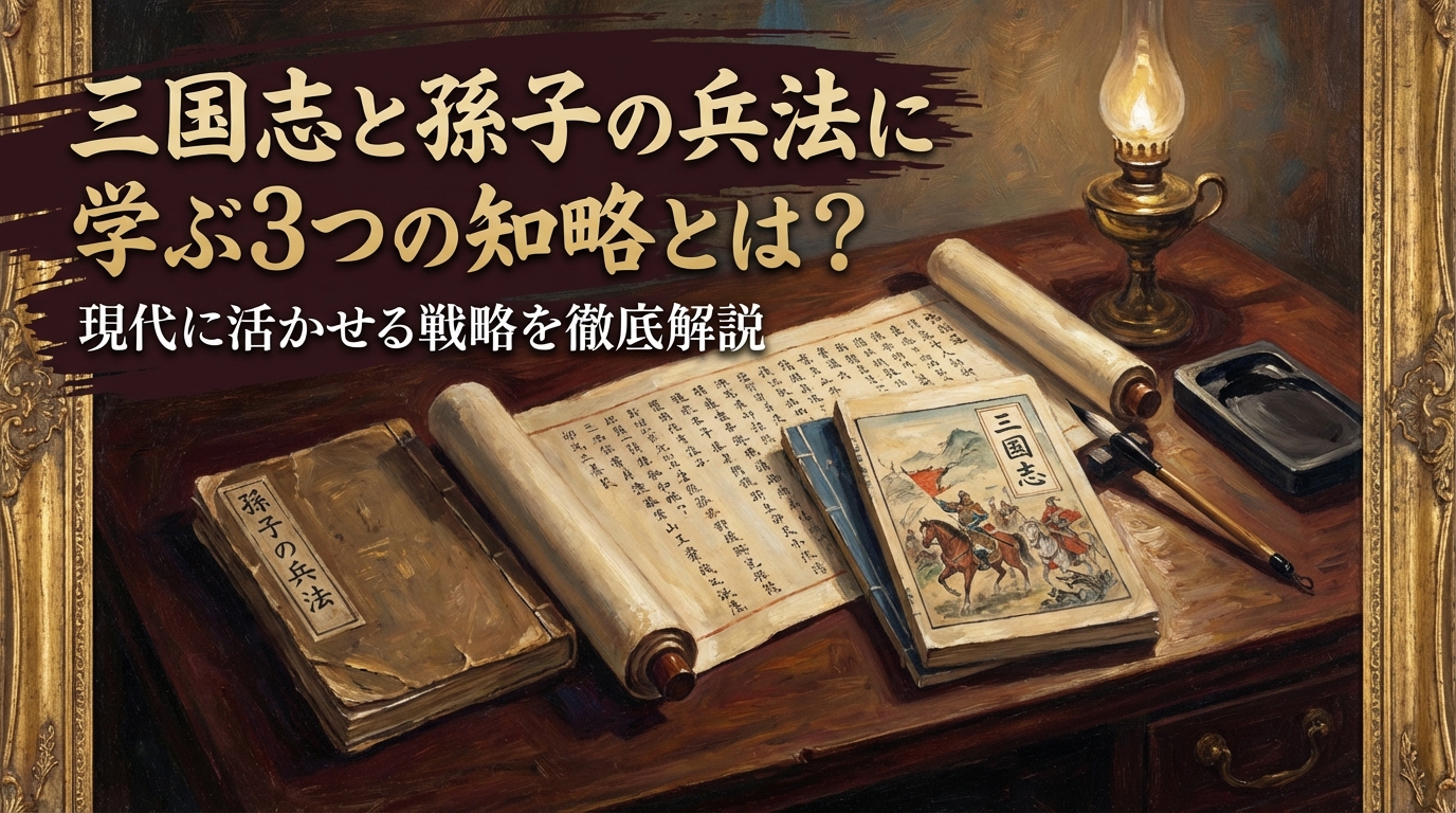 三国志と孫子の兵法に学ぶ3つの知略とは？現代に活かせる戦略を徹底解説