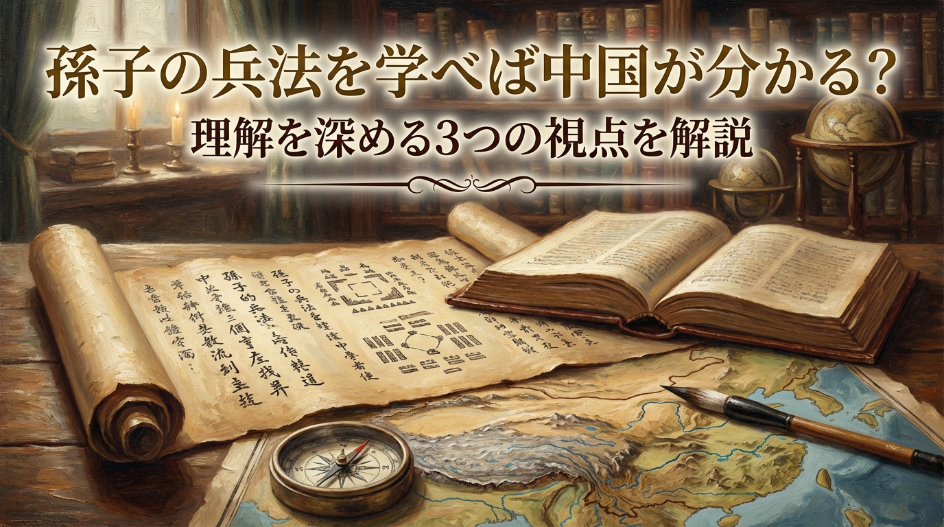 孫子の兵法を学べば中国が分かる？理解を深める3つの視点を解説