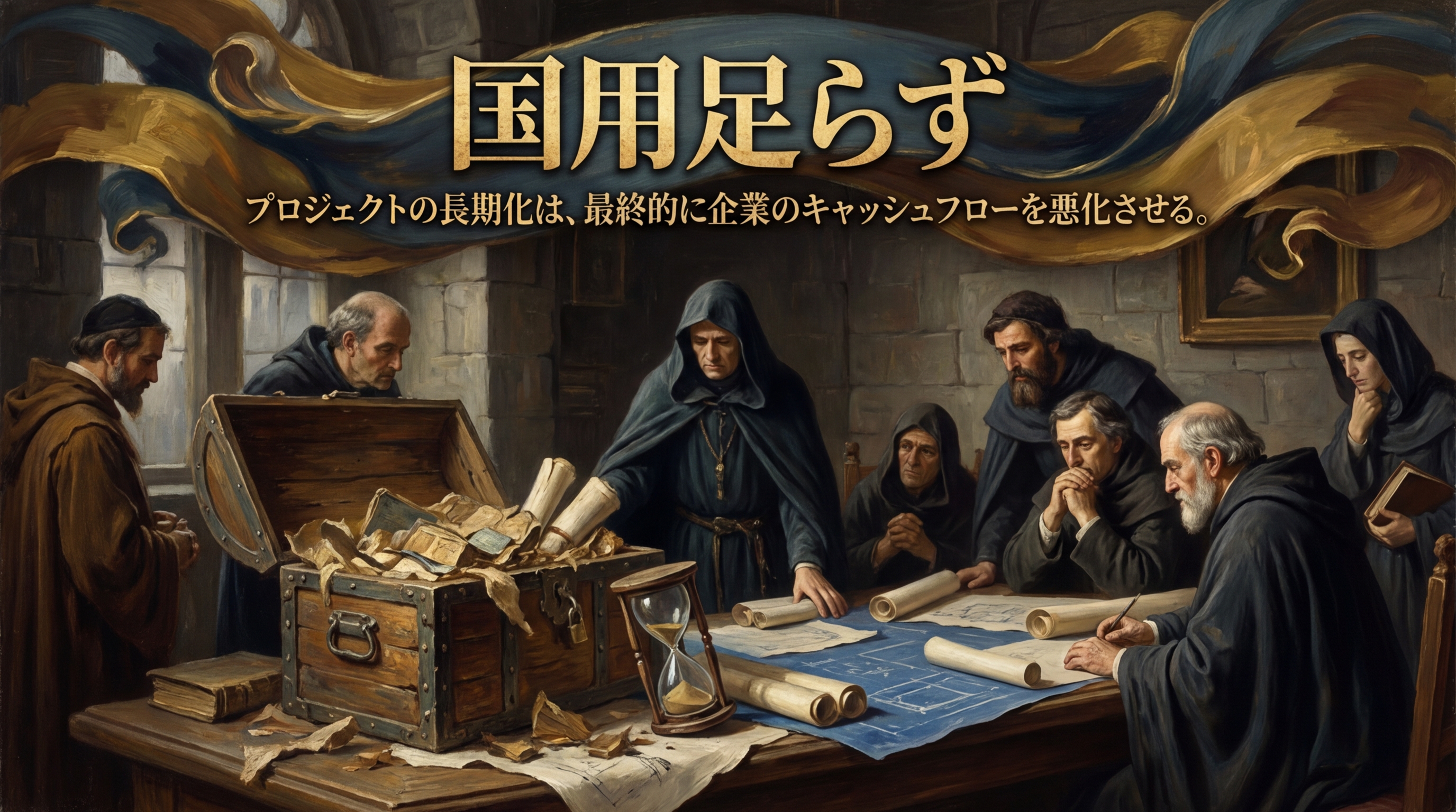 「034.国用足らず ：プロジェクトの長期化は、最終的に企業のキャッシュフローを悪化させる。」の理由と3つの対策を解説！