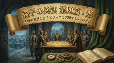 孫子の兵法 第四篇：形 — 不敗の態勢とは？ビジネスに応用する5つの秘訣