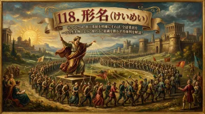 118.形名（けいめい） ：号令や合図、指示系統を明確にすれば、全従業員を一つの生き物のように操れる？組織を動かす具体例を解説！