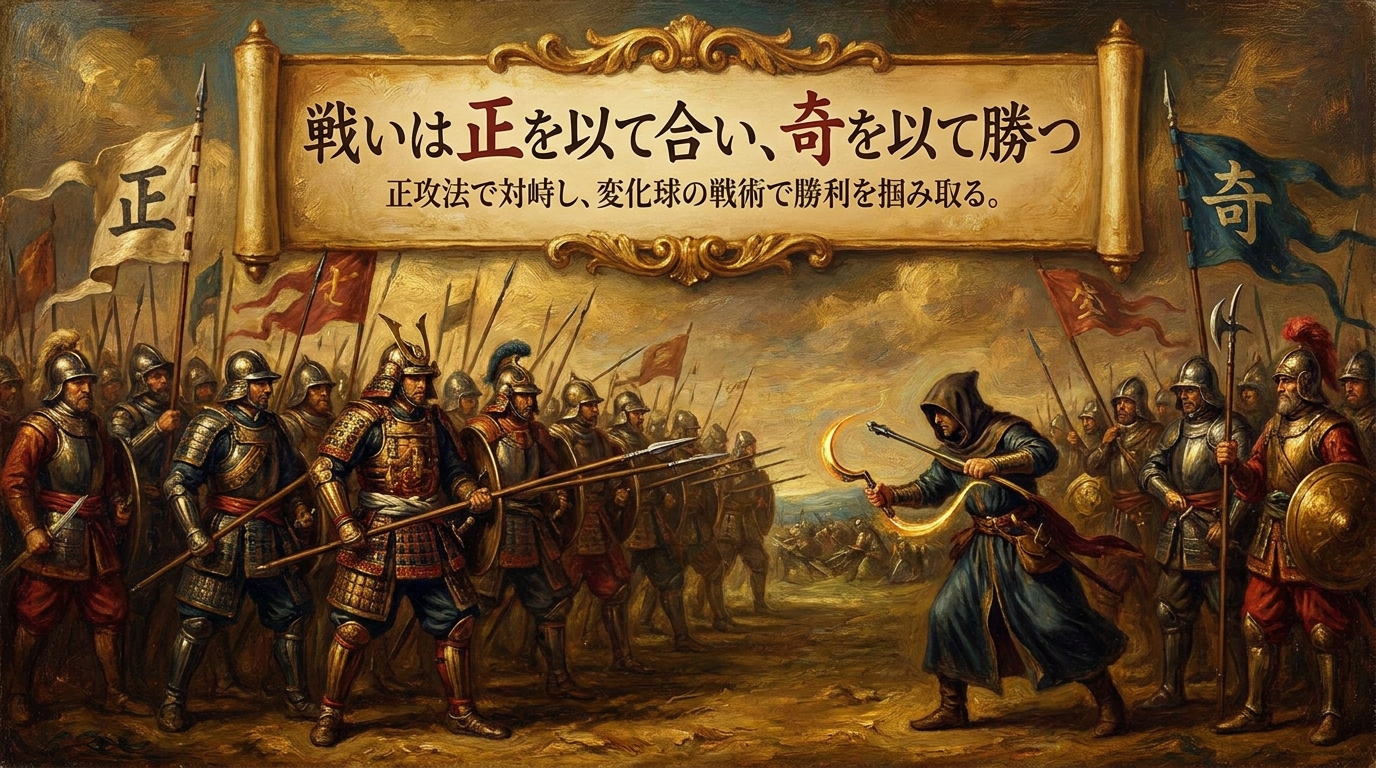 121.戦いは正を以て合い、奇を以て勝つ ：正攻法で対峙し、変化球の戦術で勝利を掴み取る。？その意味と3つの実践例をご紹介