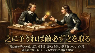 136.之に予（あた）うれば敵必ず之を取る ：利益をチラつかせれば、相手は冷静さを失い必ず食いついてくる。の真意とは？現代ビジネスでの活用法を解説