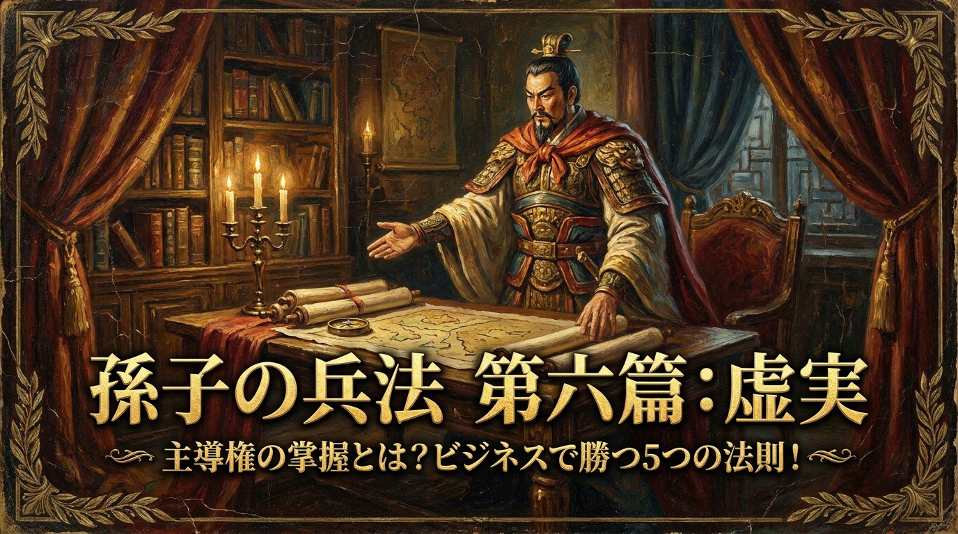 孫子の兵法 第六篇:虚実 — 主導権の掌握とは?ビジネスで勝つ5つの法則!