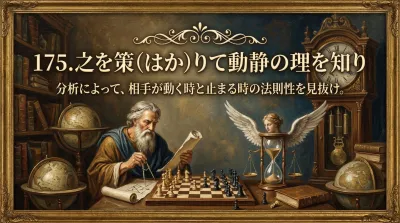 175.之を策（はか）りて動静の理を知り ：分析によって、相手が動く時と止まる時の法則性を見抜け。の意味は？現代ビジネスで活かす5つのポイント