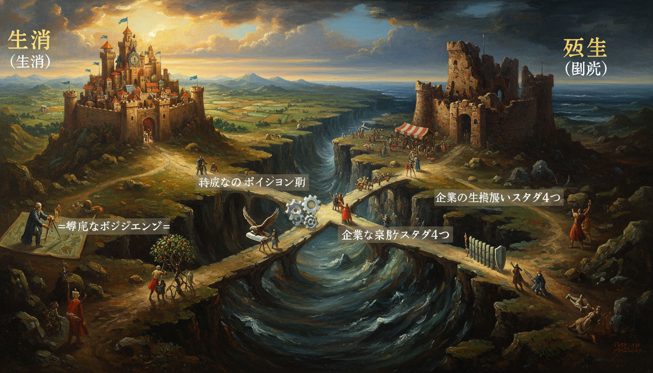 適切なポジショニングが企業の存続を決定づける