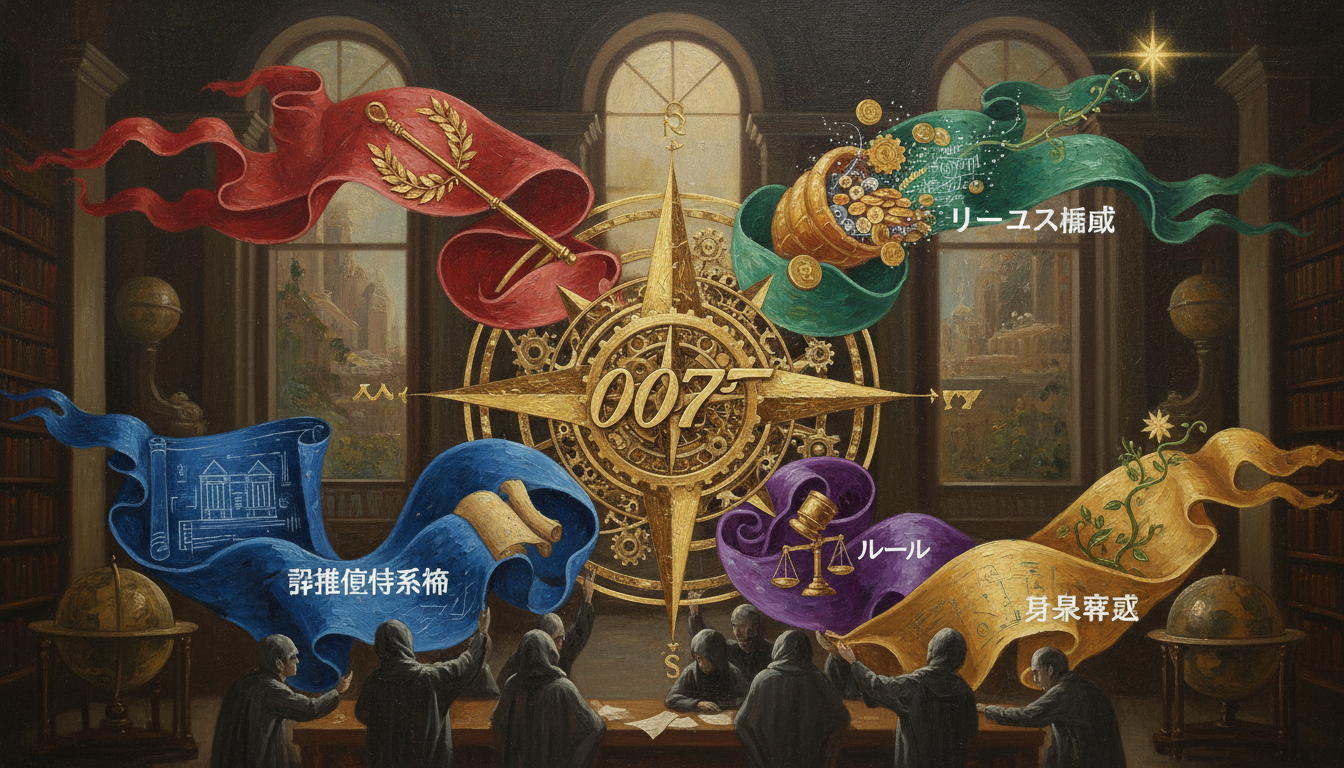 組織の混乱を防ぎ、目標達成に向けた効率的な運営を実現するための普遍的な枠組みです