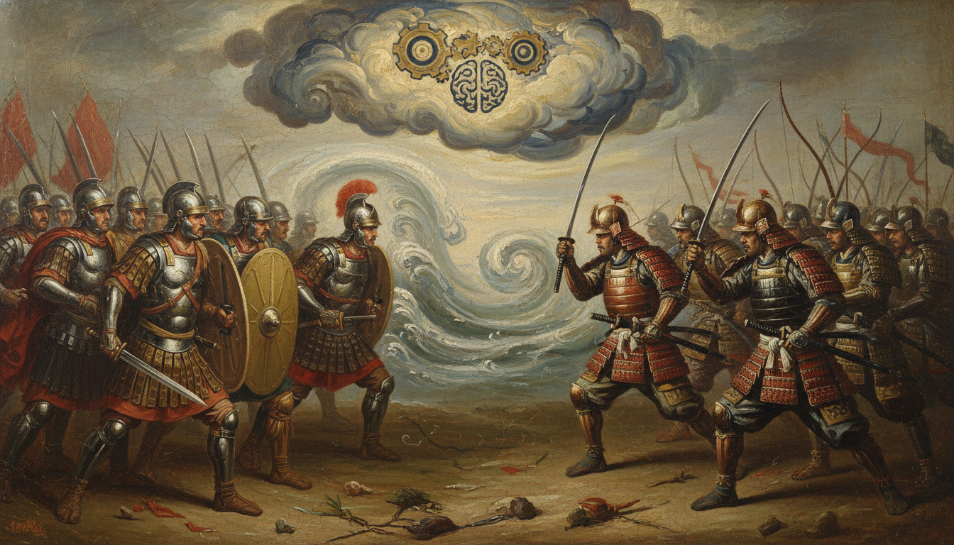 実力が互角の状況下では、単なる力押しを避け、知略を尽くして優位に立つことが不可欠です